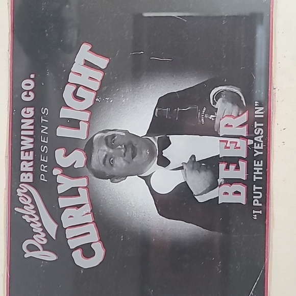 Three Stooges Beer Curly's Light Beer - Picture 2 of 2